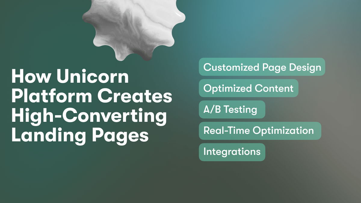 Generate high-converting landing pages in minutes with Unicorn Platform. Our innovative AI builder creates customized pages tailored to your needs. Launch your startup or scale your business with our unicorn platform landing page builder.