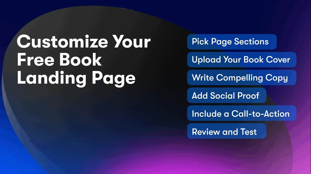 Customize Your Free Book Landing Page