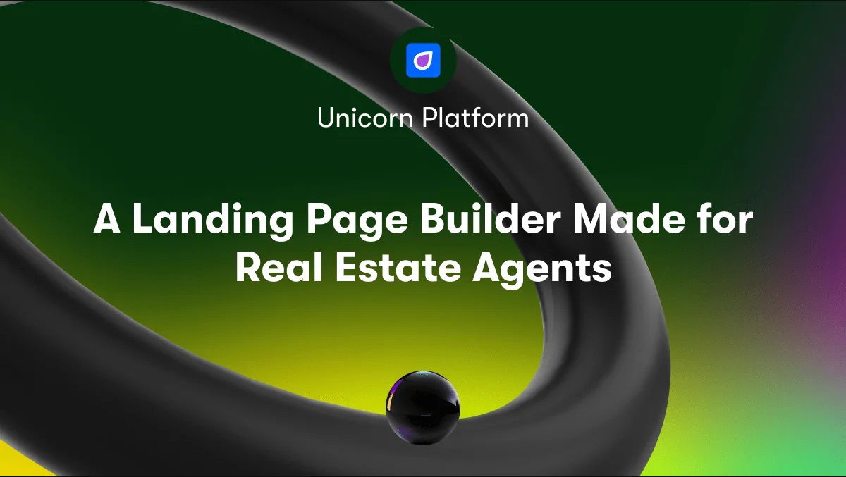 A Landing Page Builder Made for Real Estate Agents