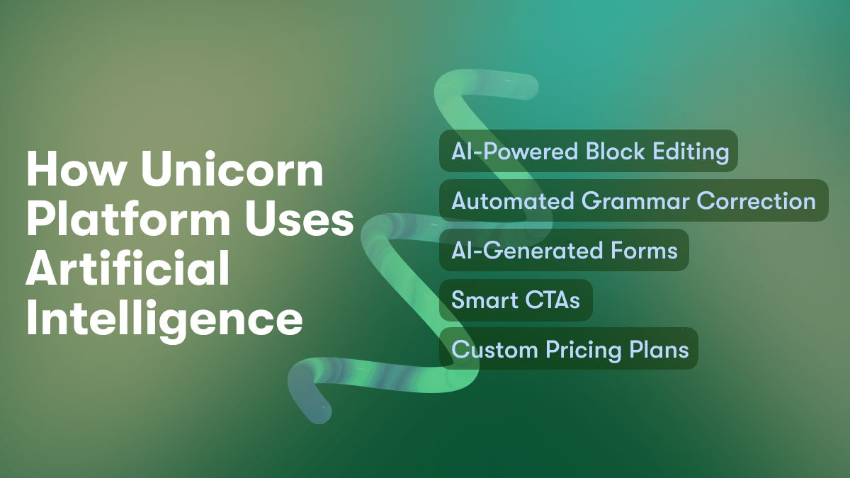 An innovative AI-powered website builder and landing page creator launching in 2023. The Unicorn Platform uses cutting edge technology to build professional websites and landing pages in minutes.