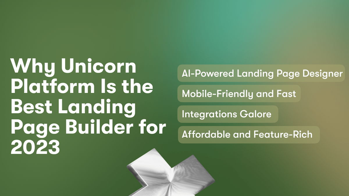 Unicorn Platform is the only landing page builder you'll ever need. Create high-converting landing pages with our drag and drop builder and increase your conversions.