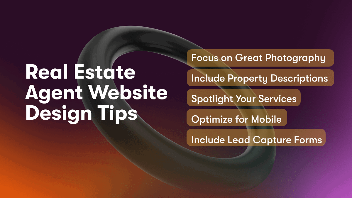 Real Estate Agent Website Design Tips