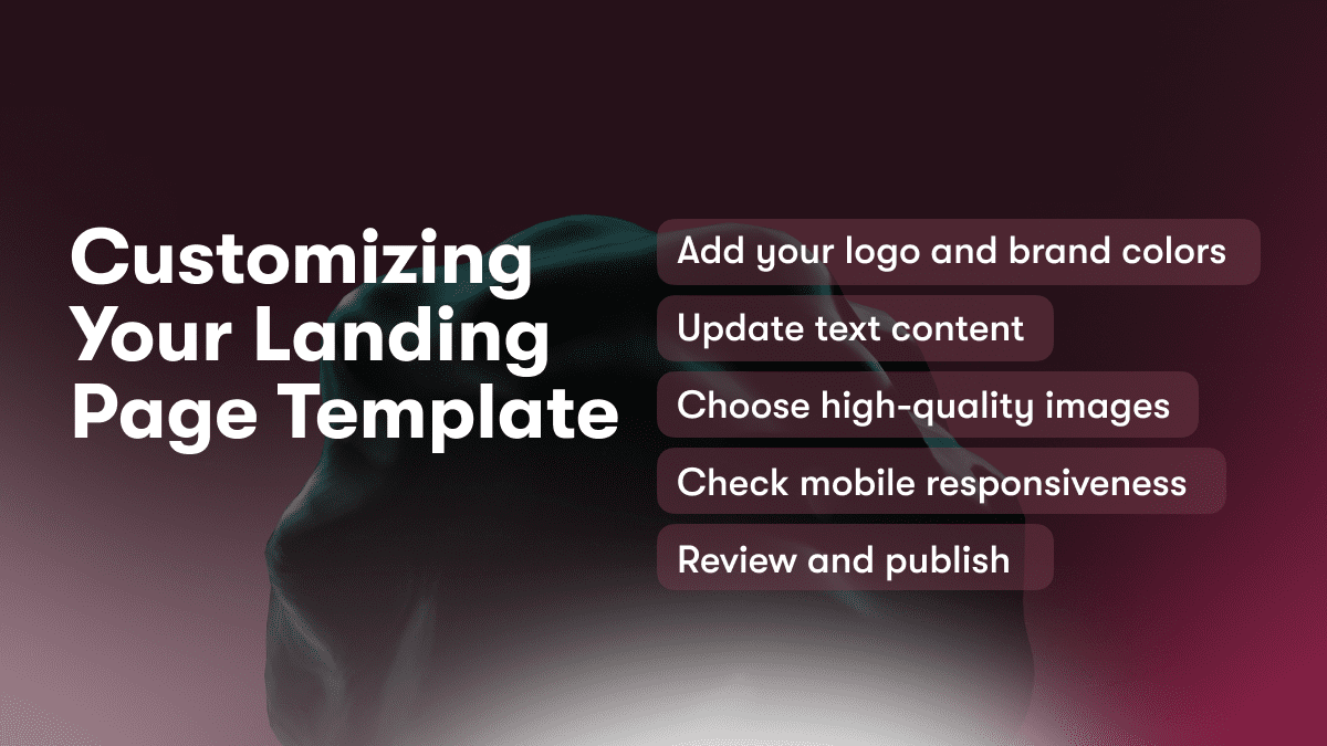 Customizing Your Landing Page Template