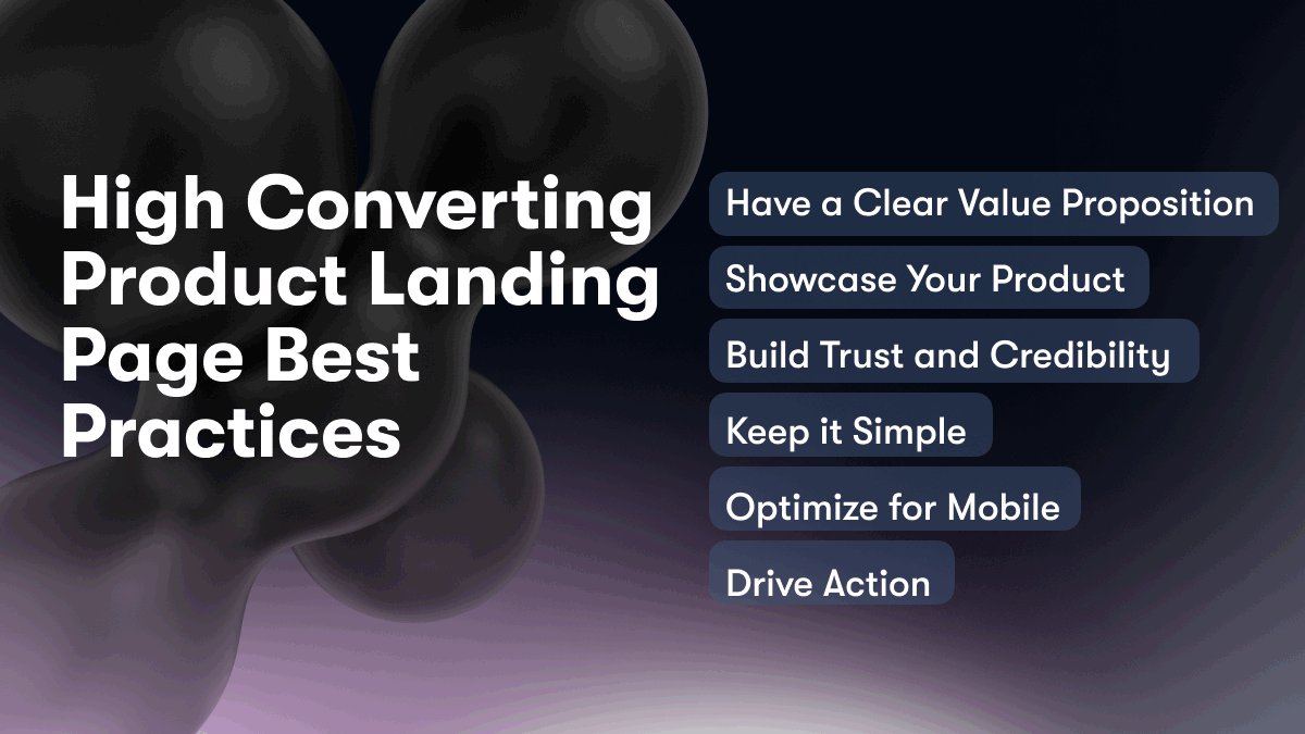 High Converting Product Landing Page Best Practices