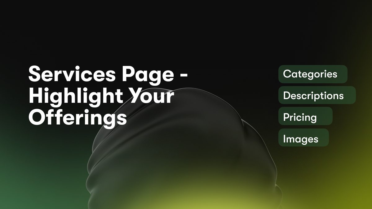 Services Page - Highlight Your Offerings