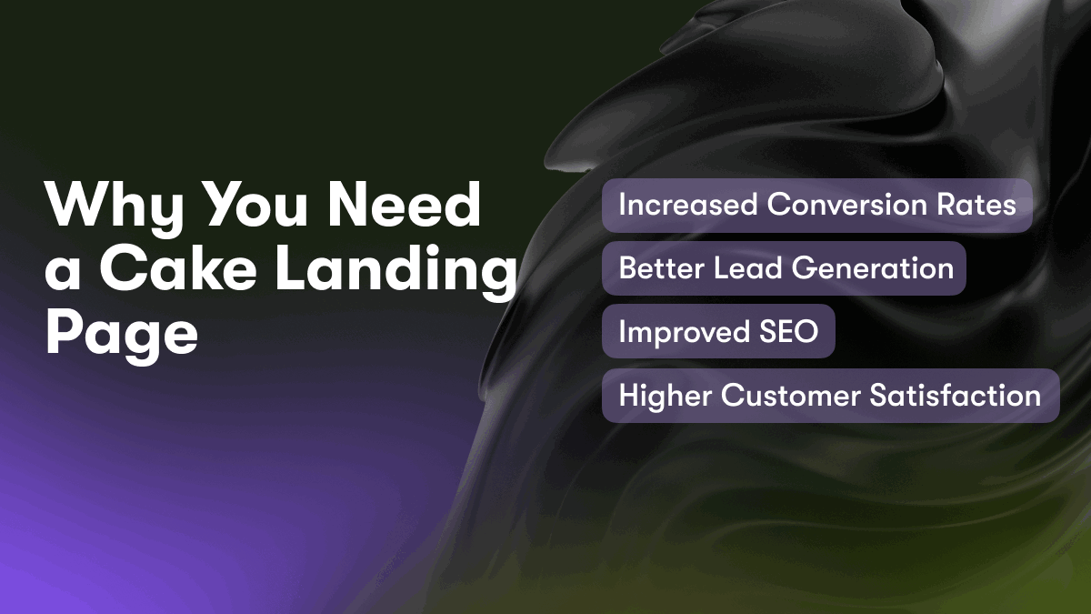 Why You Need a Cake Landing Page