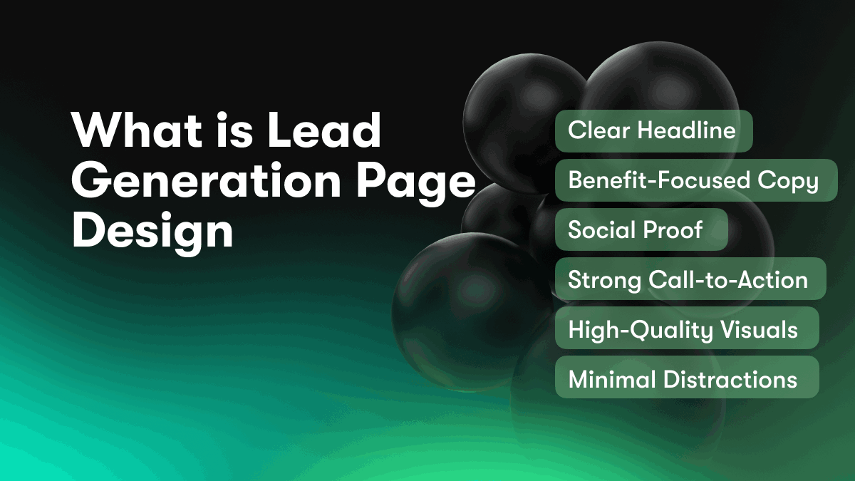 What is Lead Generation Page Design