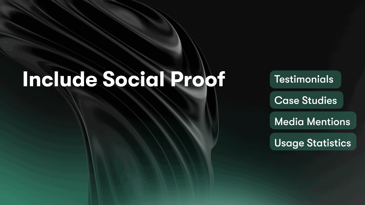 Include Social Proof