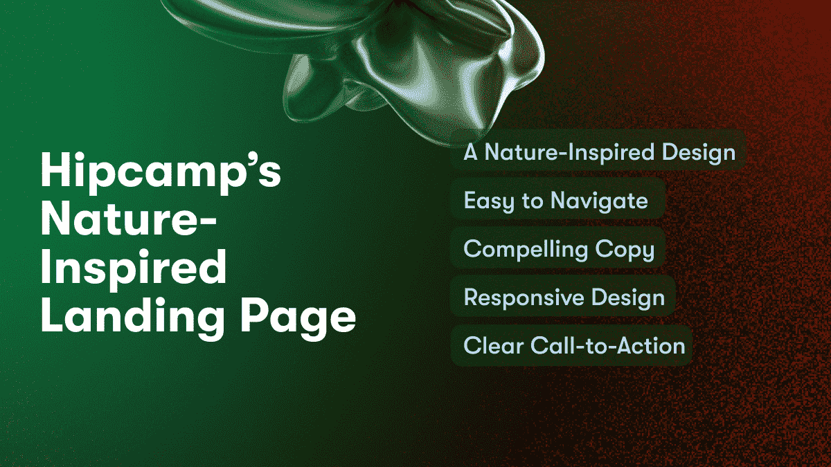   Hipcamp’s Nature-Inspired Booking Landing Page 