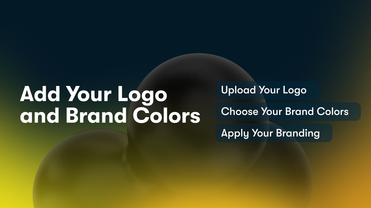 Add Your Logo and Brand Colors