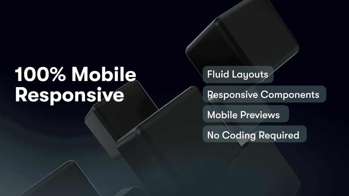 100% Mobile Responsive