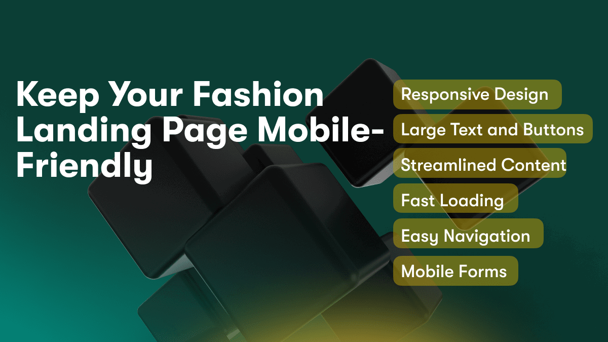 Keep Your Fashion Landing Page Mobile-Friendly