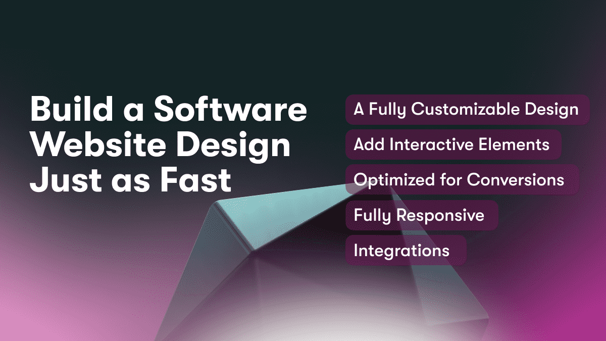 Build a Software Website Design Just as Fast