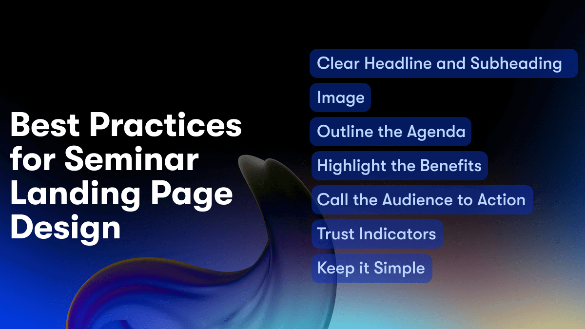 Best Practices for Seminar Landing Page Design