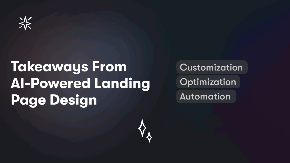 Takeaways From AI-Powered Landing Page Design