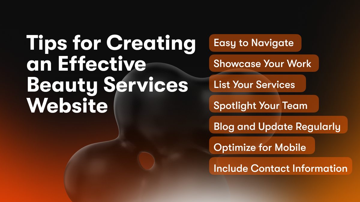 Tips for Creating an Effective Beauty Services Website