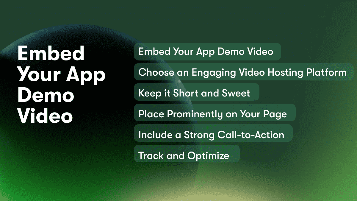 Embed Your App Demo Video