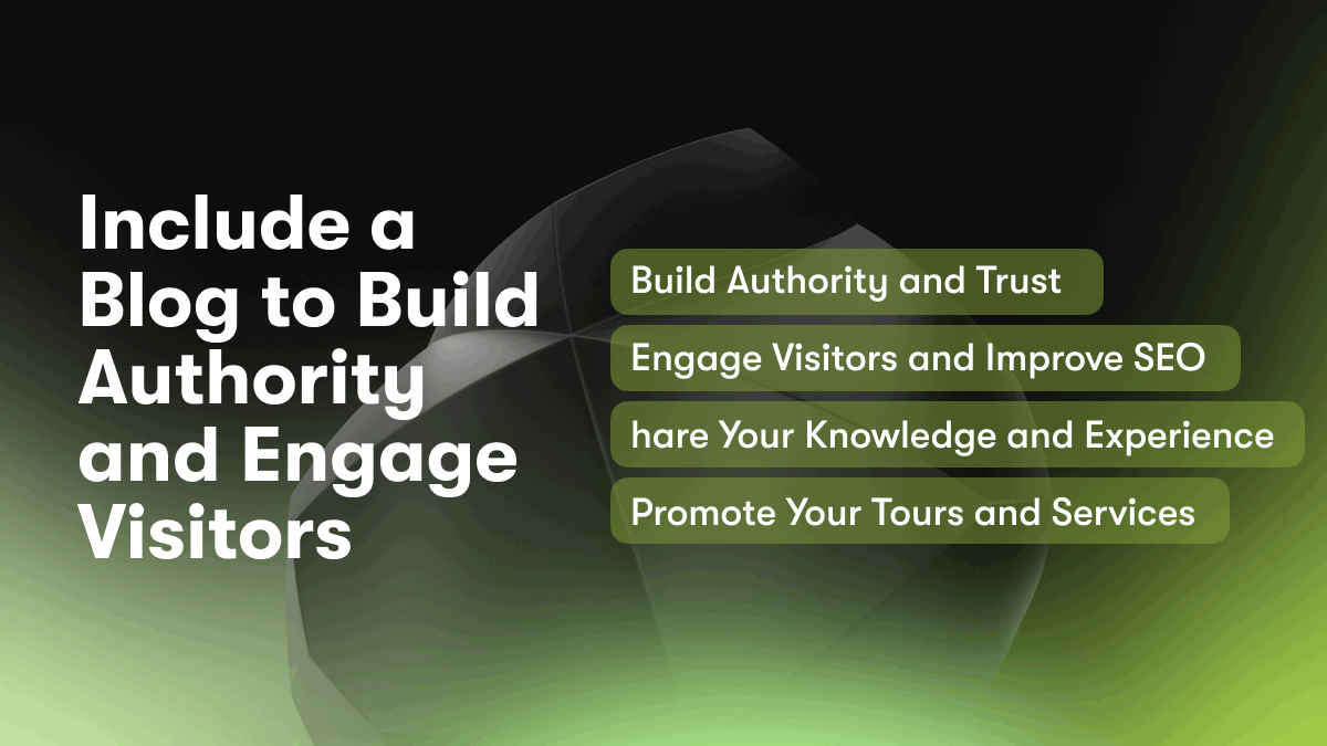 Include a Blog to Build Authority and Engage Visitors