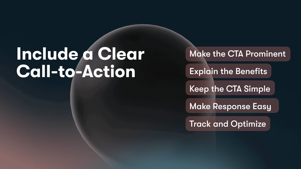 Include a Clear Call-to-Action