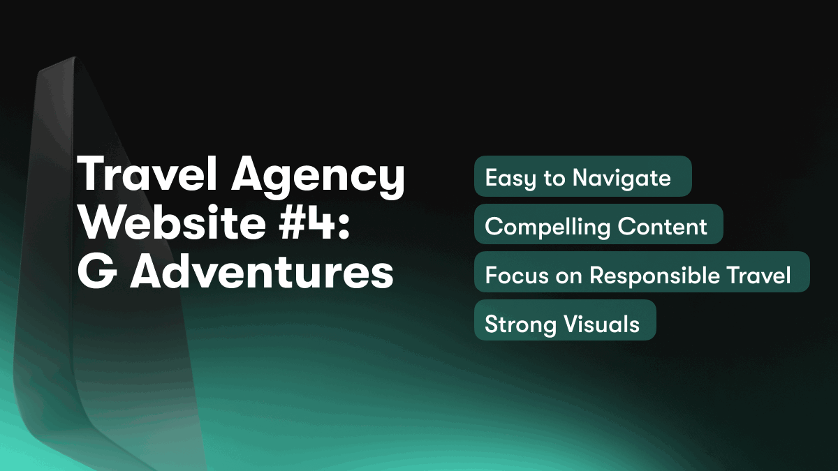 Travel Agency Website #4: G Adventures