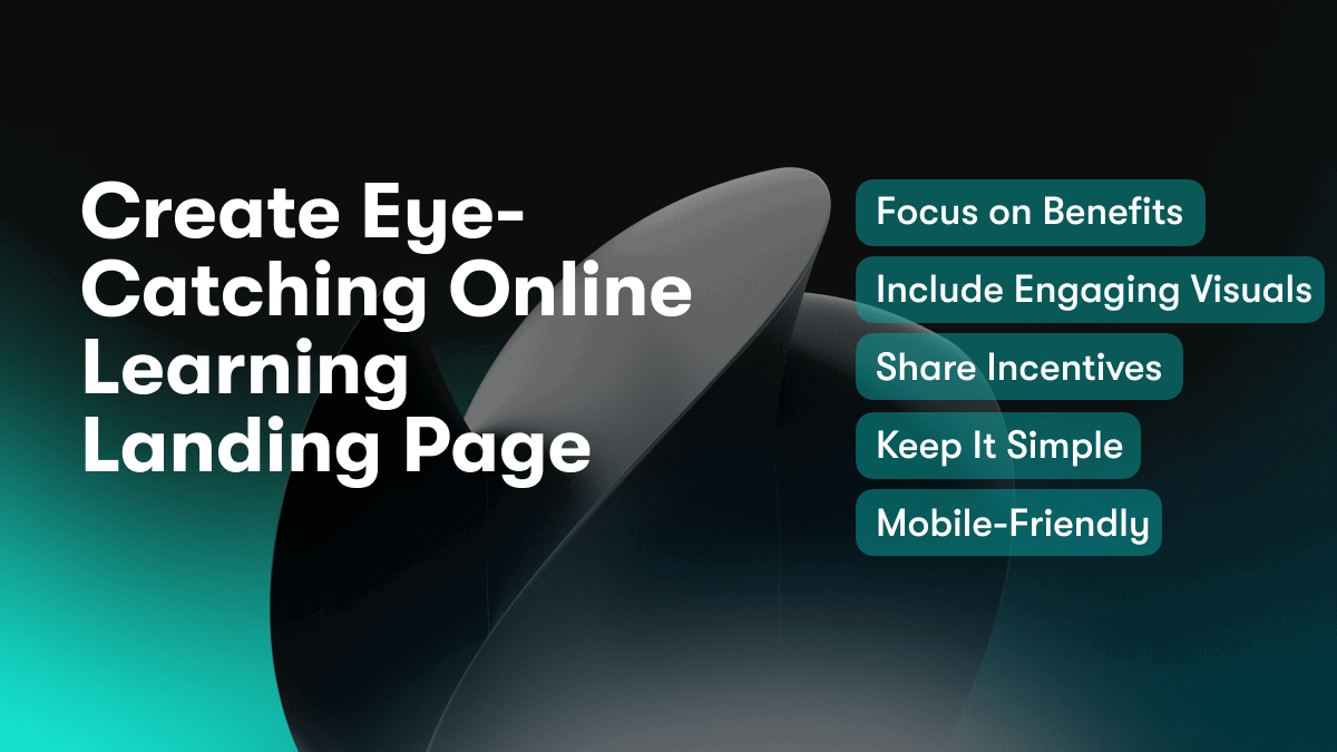 Create Eye-Catching Online Learning Landing Page