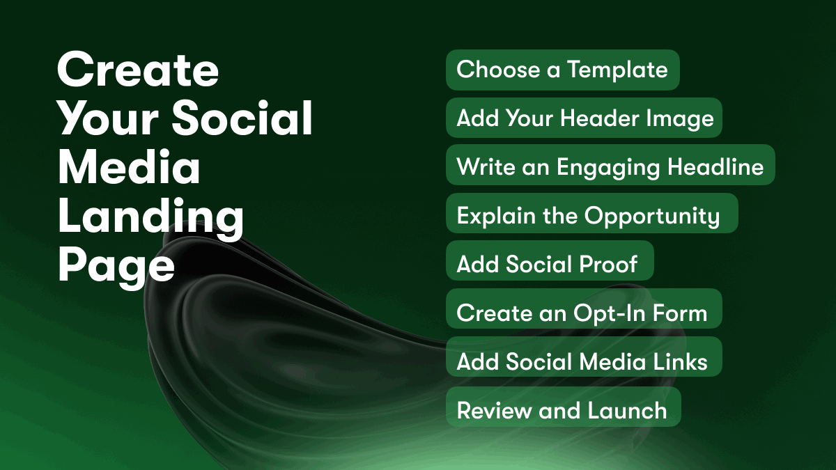 Create Your Social Media Landing Page