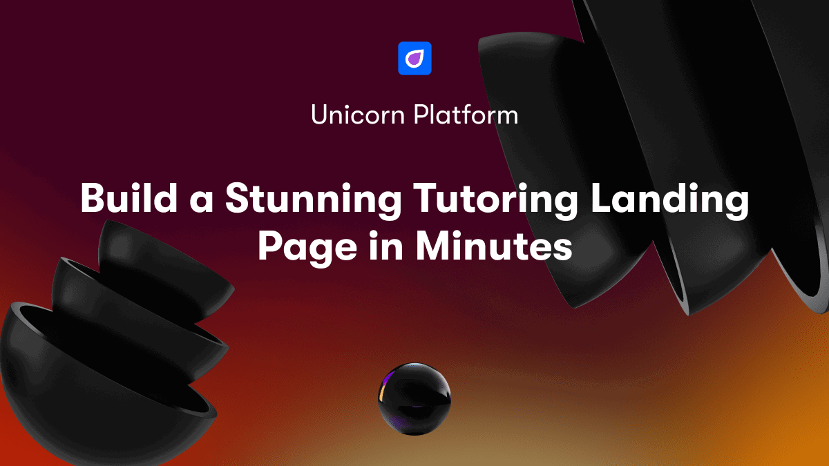 Build a Stunning Tutoring Landing Page in Minutes