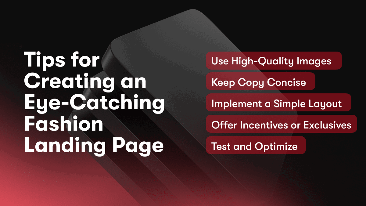 Tips for Creating an Eye-Catching Fashion Landing Page