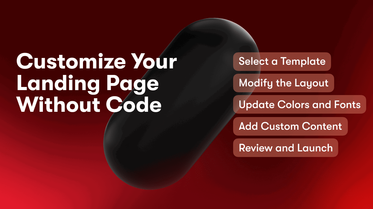 Customize Your Landing Page Without Code