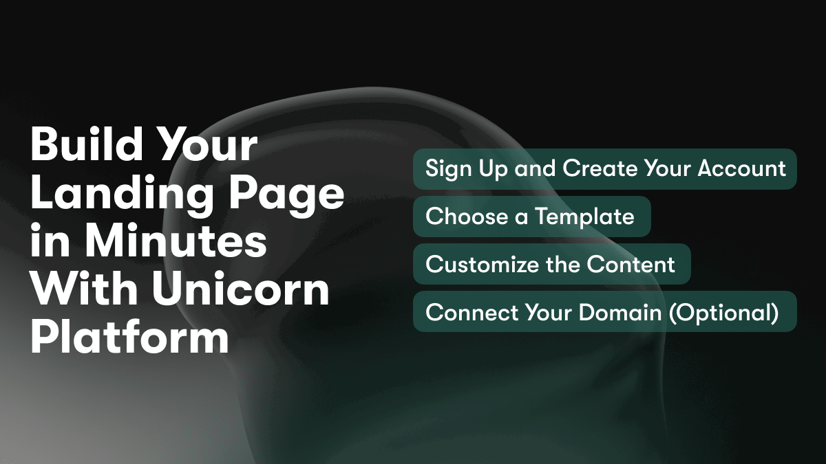 Build Your Landing Page in Minutes With Unicorn Platform