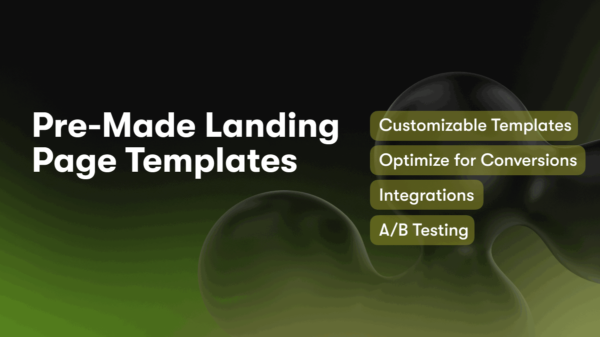 Pre-Made Landing Page Templates