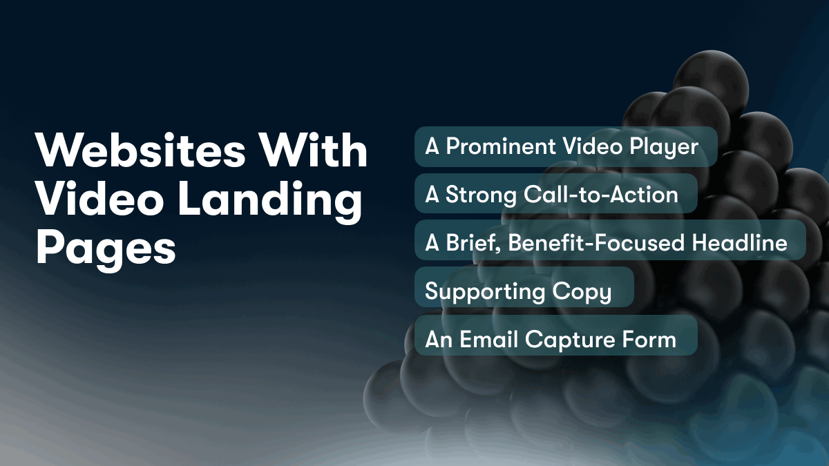 Websites With Video Landing Pages