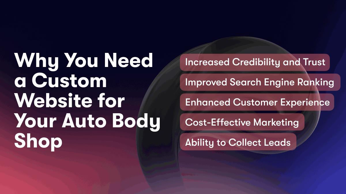 Why You Need a Custom Website for Your Auto Body Shop