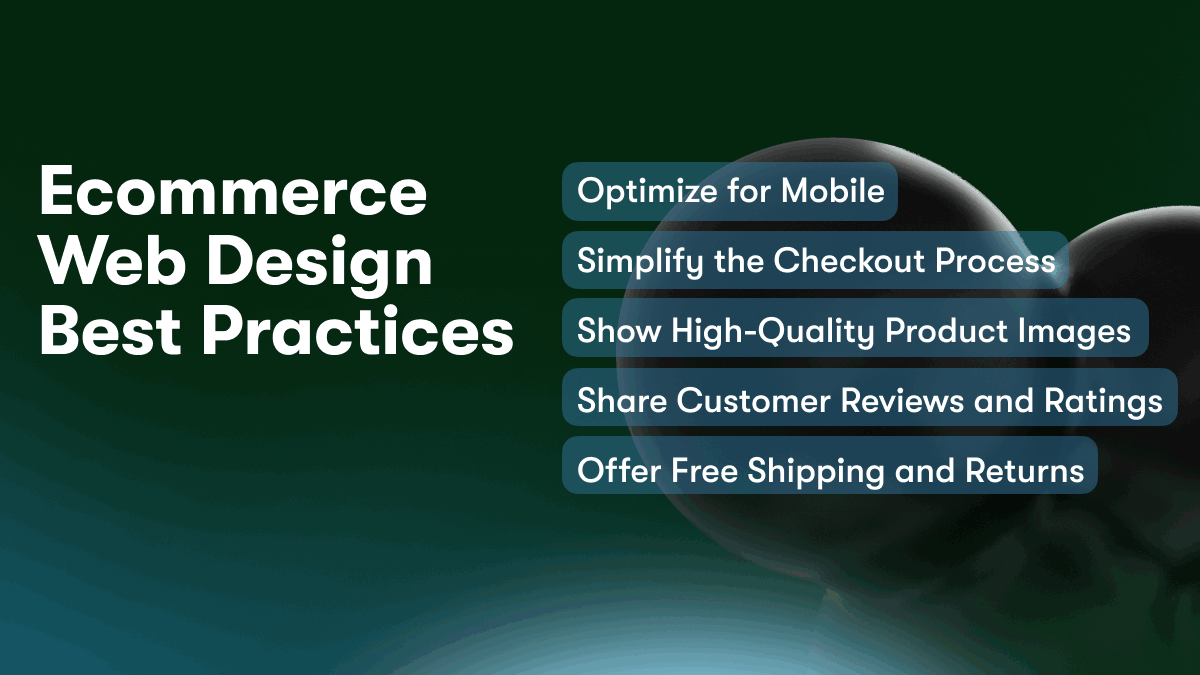 Ecommerce Web Design Best Practices