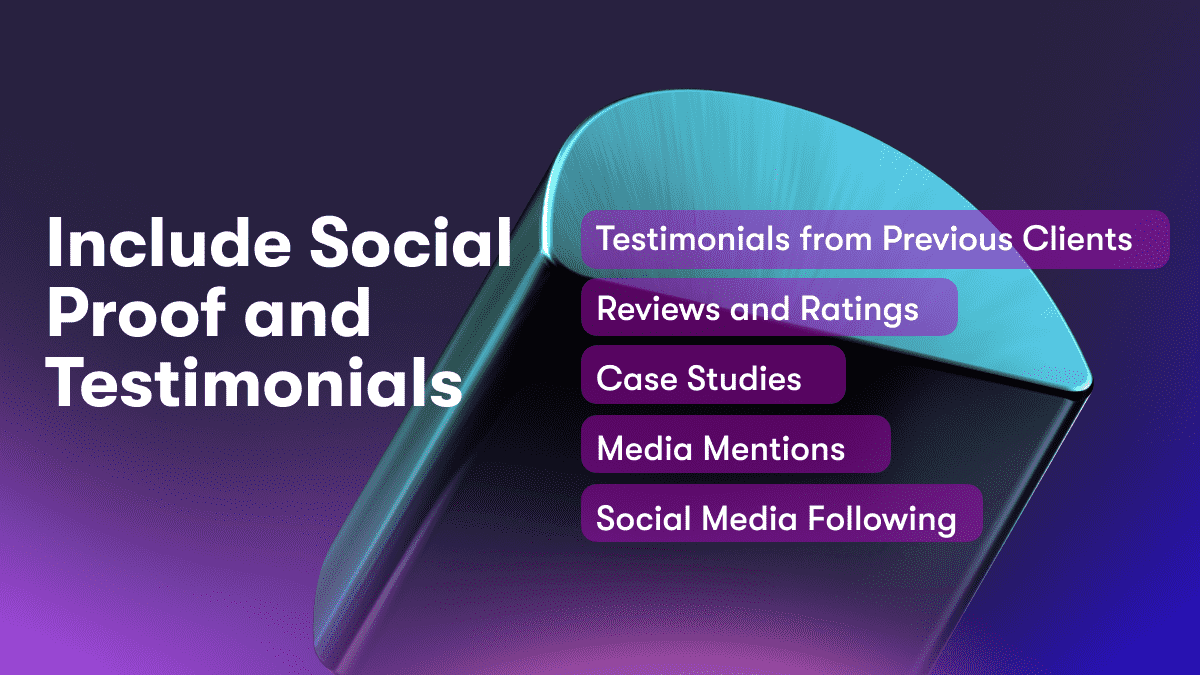 Include Social Proof and Testimonials