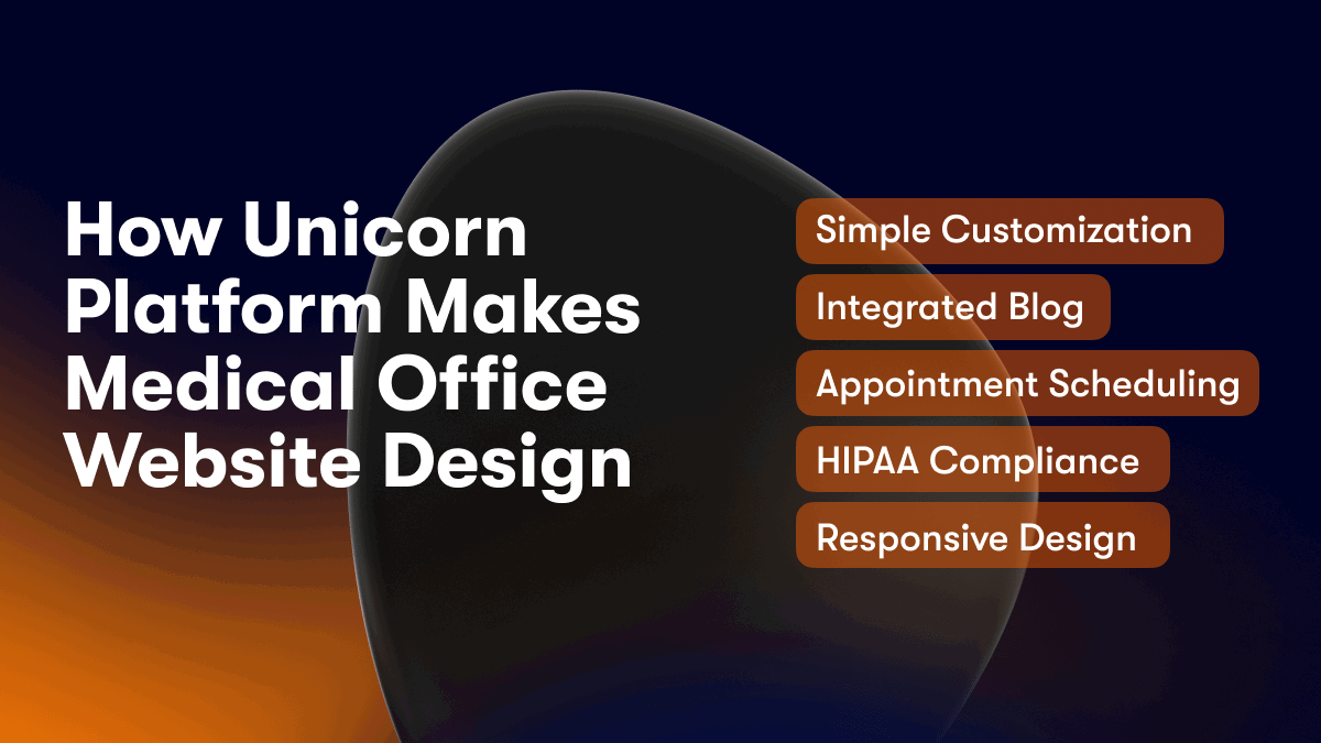 How Unicorn Platform Makes Medical Office Website Design